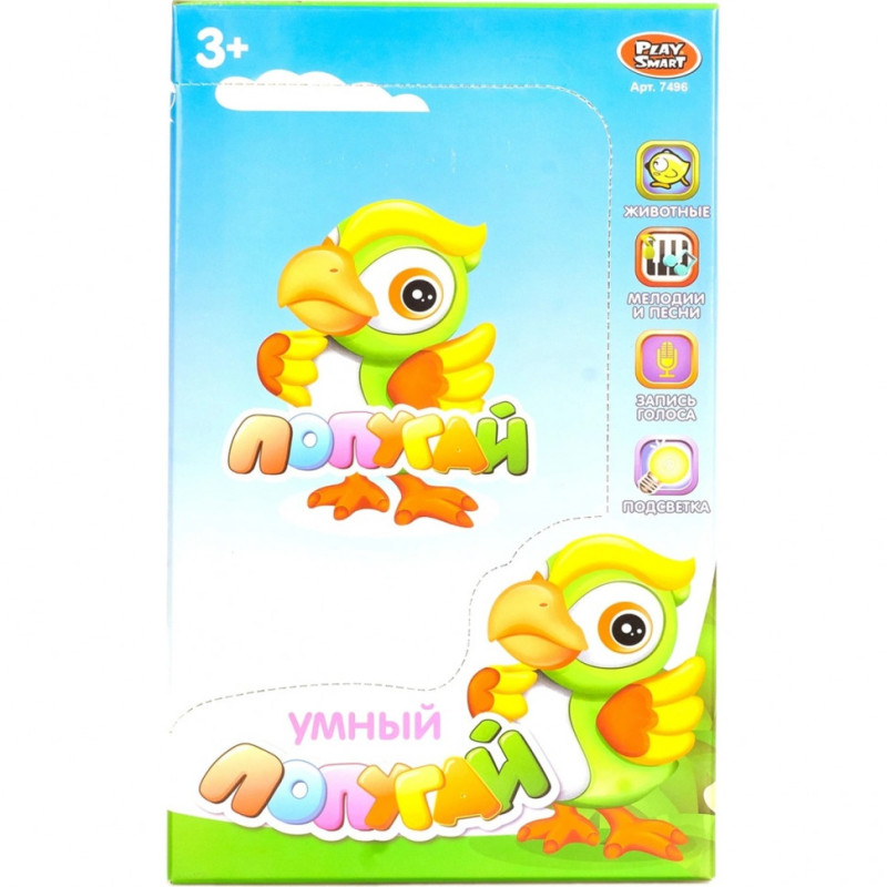 Интерактивная игрушка Попугай 7496 с сенсором