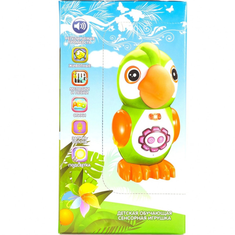 Интерактивная игрушка Попугай 7496 с сенсором