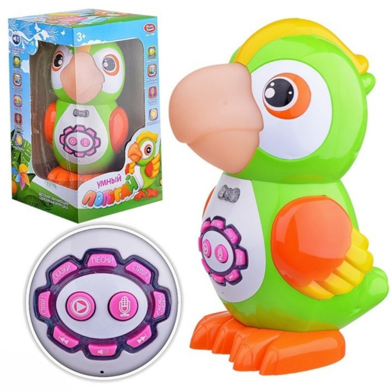 Интерактивная игрушка Попугай 7496 с сенсором