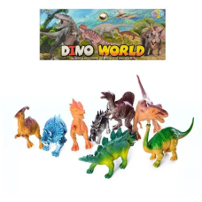 Ігровий набір динозаврів 330-81 8шт, в пакеті