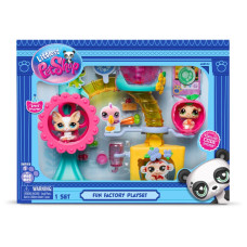 Ігровий набір "Фабрика Розваг" Littlest Pet Shop 00519 аксесуари та 2 фігурки, фабрика (00519)