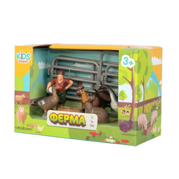 Дитячий іграшковий набір "Ферма" Q9899-X14_3 гусак, качка, півень (Q9899-X14_3)