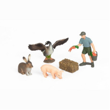 Дитячий іграшковий набір "Ферма" Q9899-T7_1 гусак, свинка, кролик (Q9899-T7_1)