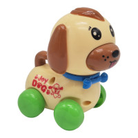 Игрушка заводная Собака  665 Коричневый(665(Brown))