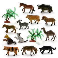 Игровой набор "Фигурки животных" T3014-84 в колбе