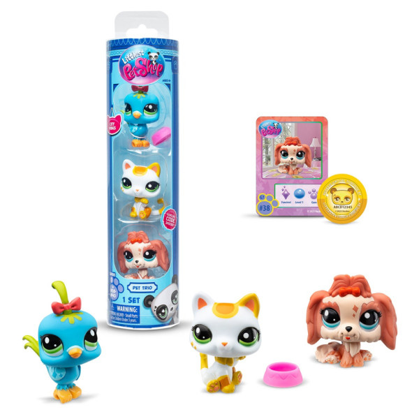 Игровой набор "Настроение города" Littlest Pet Shop 00551 аксессуары и 3 фигурки(00551)