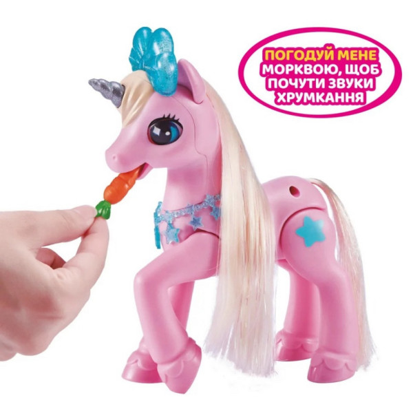 Интерактивный игровой набор Волшебный единорог в домике Pets Alive S2 9545 со светом и звуком(9545)