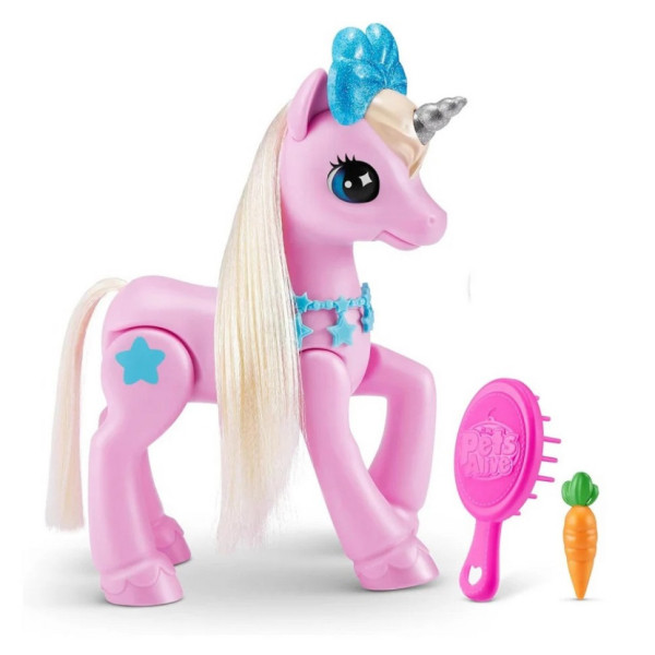 Интерактивный игровой набор Волшебный единорог в домике Pets Alive S2 9545 со светом и звуком(9545)