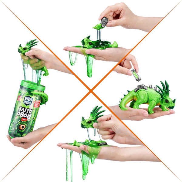 Інтерактивний ігровий набір ДНК Стиракозавр Pets & Robo Alive 71139D (71139D)