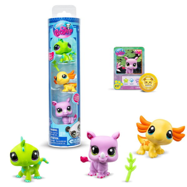 Игровой набор "Настроение дикой природы" Littlest Pet Shop 00557 аксессуары и 3 фигурки(00557)