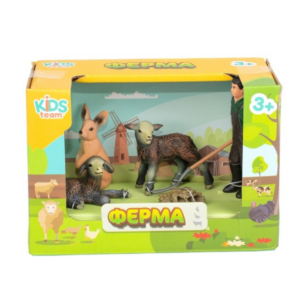 Дитячий іграшковий набір "Ферма" Q9899-T7_2 вівці, кролик, фермер (Q9899-T7_2)