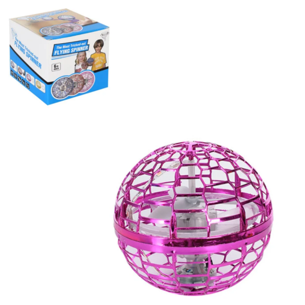 Літаюча куля-спіннер Flynova pro 368FN(Pink) зі світлом (368FN(Pink))