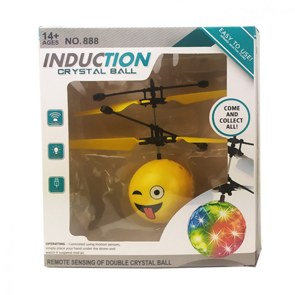 Запускалка HZ888-1 Шар-смайлик зі світловими ефектами