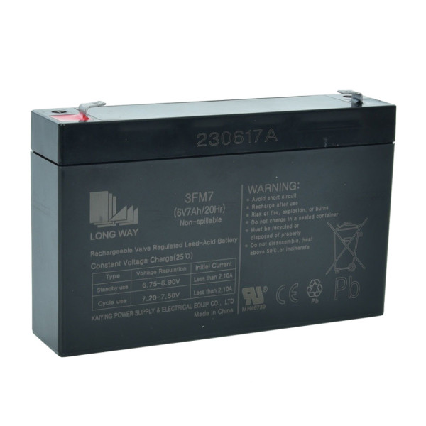 Аккумуляторная батарея универсальная LONG WAY 6V7Ah-BATTERY(6V7Ah-BATTERY)