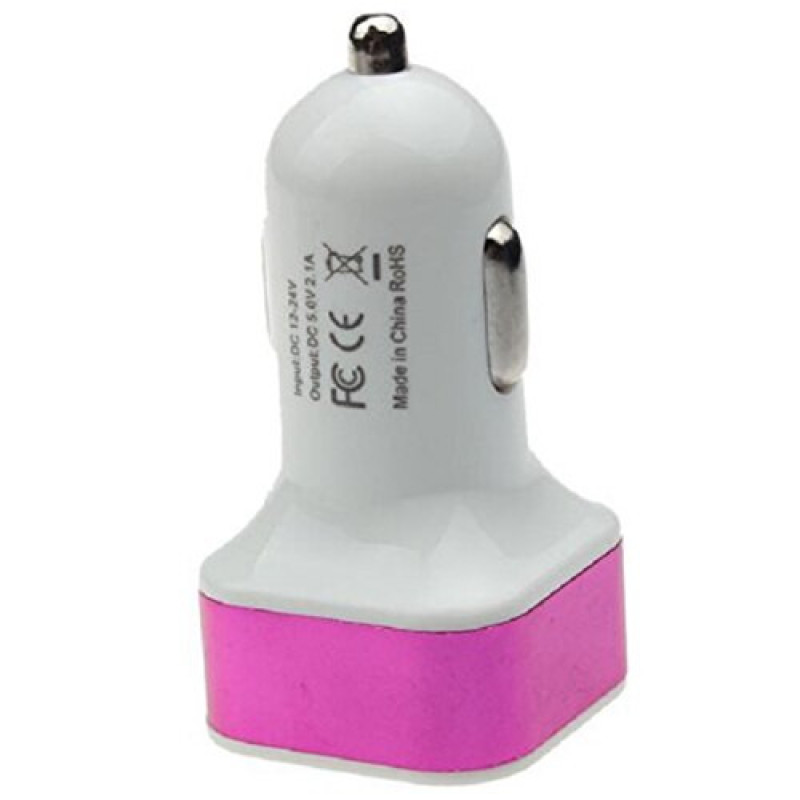 Автомобільний адаптер для зарядки 97095, 2-USB 2.1А /1.0 А