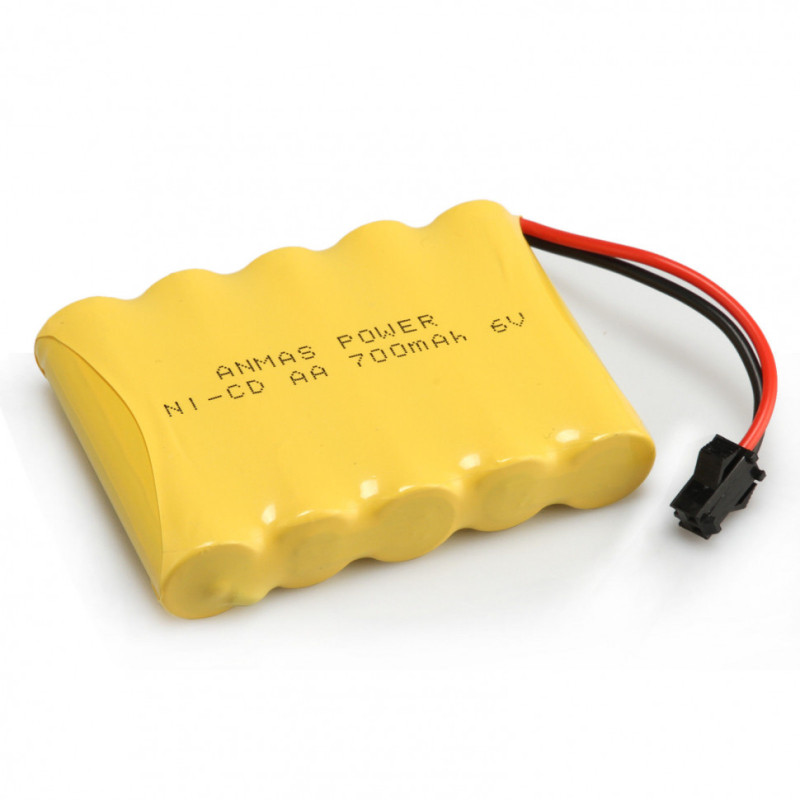 Аккумулятор для игрушек на радиоуправлении Ni-Cd 6V 700 mAh