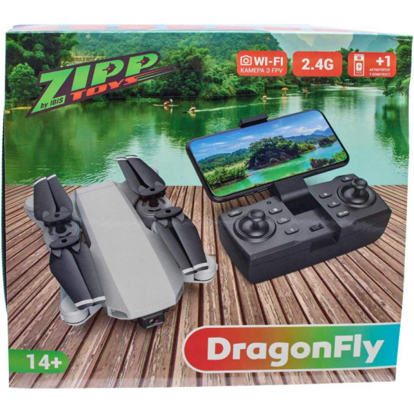 Квадрокоптер DragonFly ZIPP Toys S19 з камерою та додатковим акумулятором