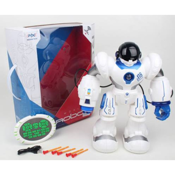 Интерактивный робот на радиоуправлении HX898 стреляет присосками