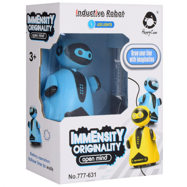 Детский робот 777-631 ездит по линии