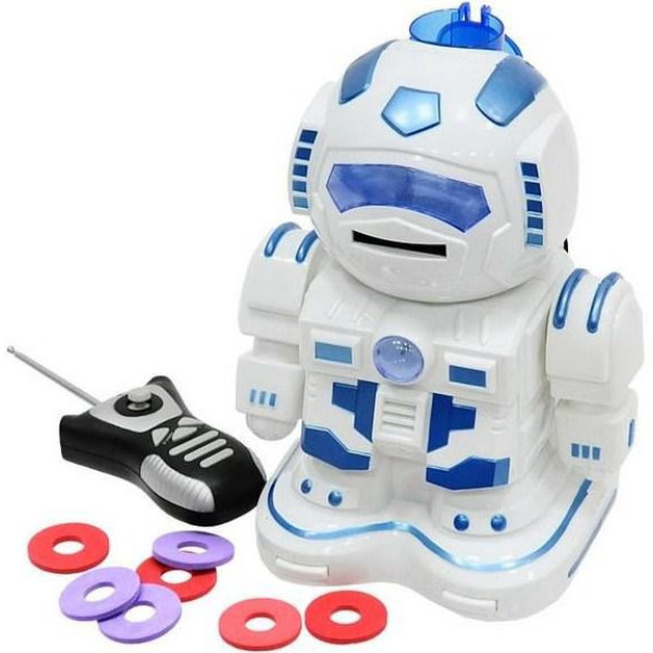 Робот на радиоуправлении TT333 стреляет дисками