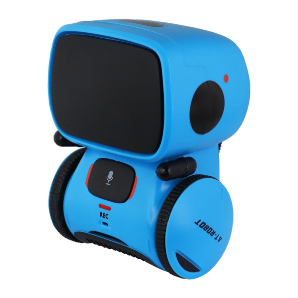 Дитяча іграшка "Інтерактивний робот" AT001-05-UKR синій, з голосовим керуванням (AT001-05-UKR)