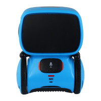 Дитяча іграшка "Інтерактивний робот" AT001-05-UKR синій, з голосовим керуванням (AT001-05-UKR)