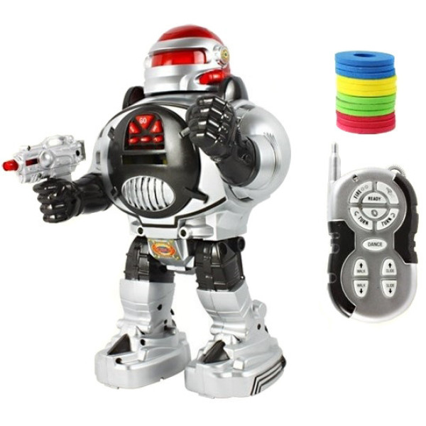 Дитячий робот на радіокеруванні 28083 стріляє дисками