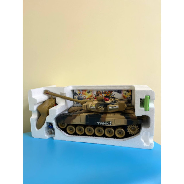 Танк на радіокеруванні 9995(Sand)звук, світло, рухома кабіна (9995(Sand))