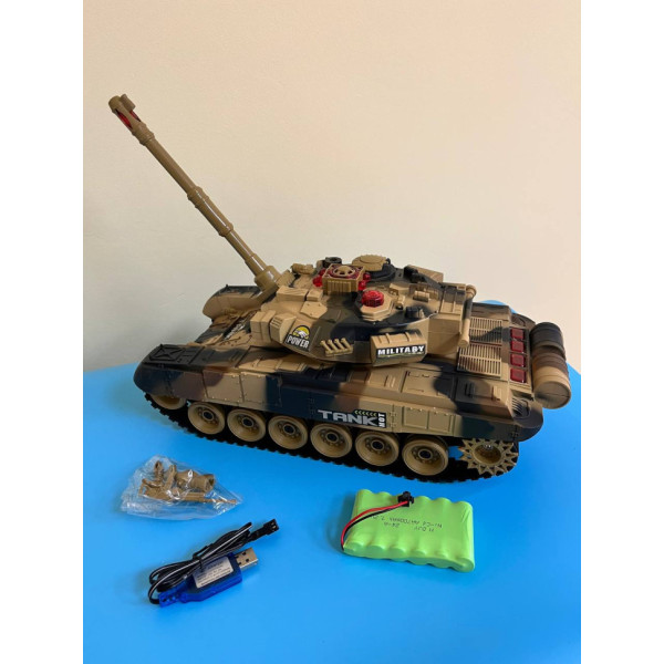 Танк на радіокеруванні 9995(Sand)звук, світло, рухома кабіна (9995(Sand))