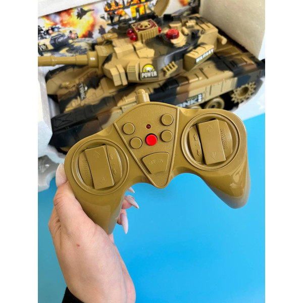 Танк на радіокеруванні 9995(Sand)звук, світло, рухома кабіна (9995(Sand))