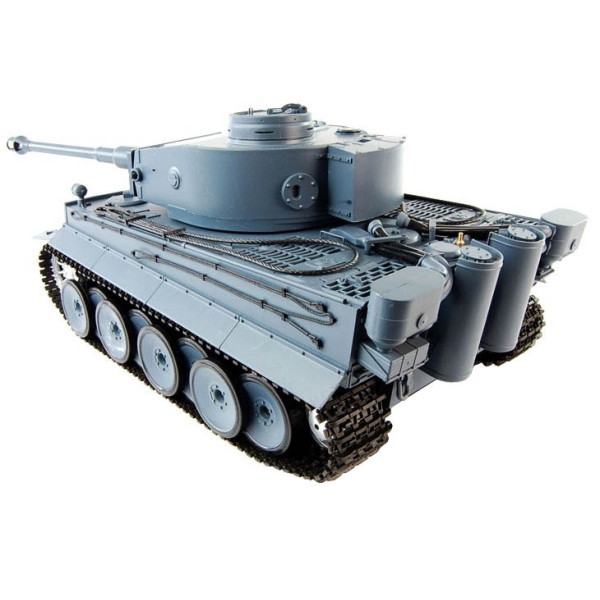 Танк на радіокеруванні German Tiger HENG LONG 3818-1 стріляє кульками