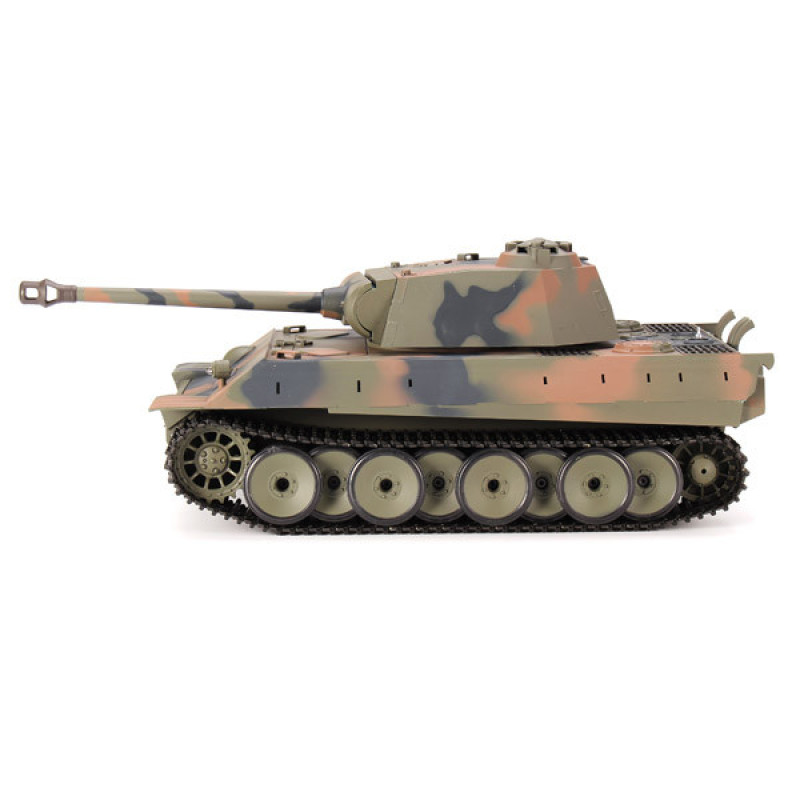 Танк на радіокеруванні German Panther HENG LONG 3819-1 стріляє кульками