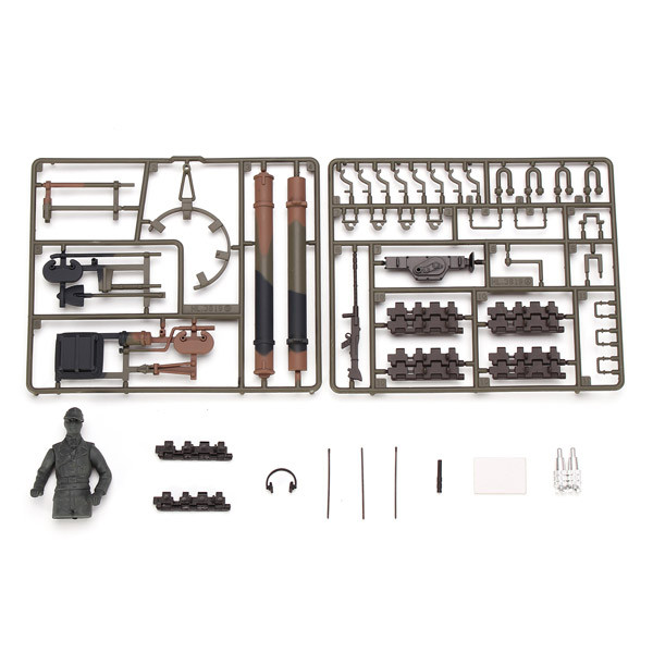 Танк на радіокеруванні German Panther HENG LONG 3819-1 стріляє кульками