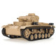 Танк на радіокеруванні Tauch Panzer III Ausf HENG LONG 3849-1 стріляє кульками
