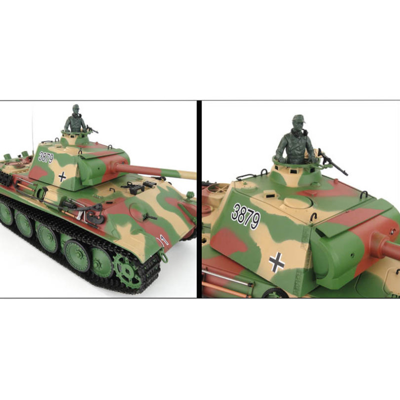 Танк на радіокеруванні HENG LONG 3879-1 стріляє кульками