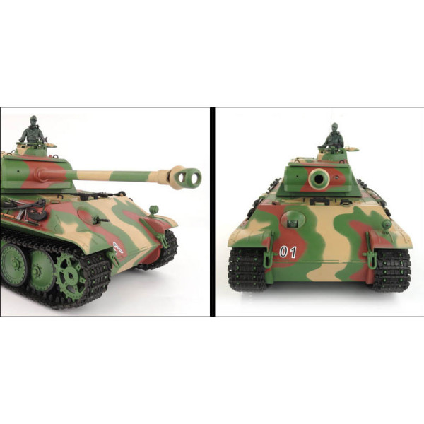 Танк на радіокеруванні HENG LONG 3879-1 стріляє кульками