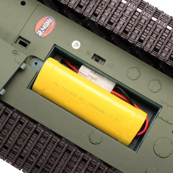 Танк на радіокеруванні German King Tiger HENG LONG 3888-1 стріляє кульками