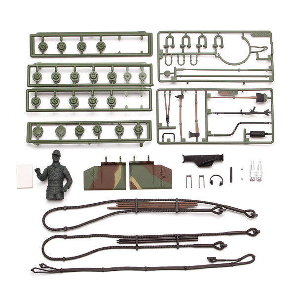 Танк на радіокеруванні German King Tiger HENG LONG 3888-1 стріляє кульками