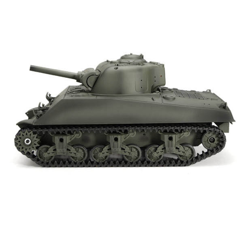 Танк на радиоуправлении M4A3 Sherman HENG LONG 3898-1 стреляет пульками