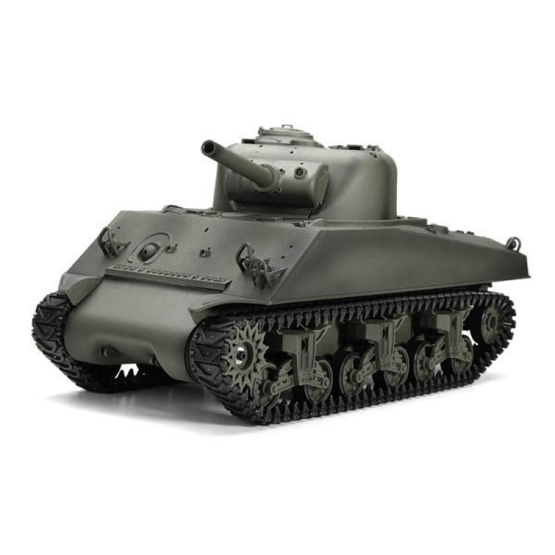 Танк на радиоуправлении M4A3 Sherman HENG LONG 3898-1 стреляет пульками