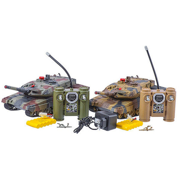 Танковый бой на радиоуправлении HuanQi 558 масштаб 1:24
