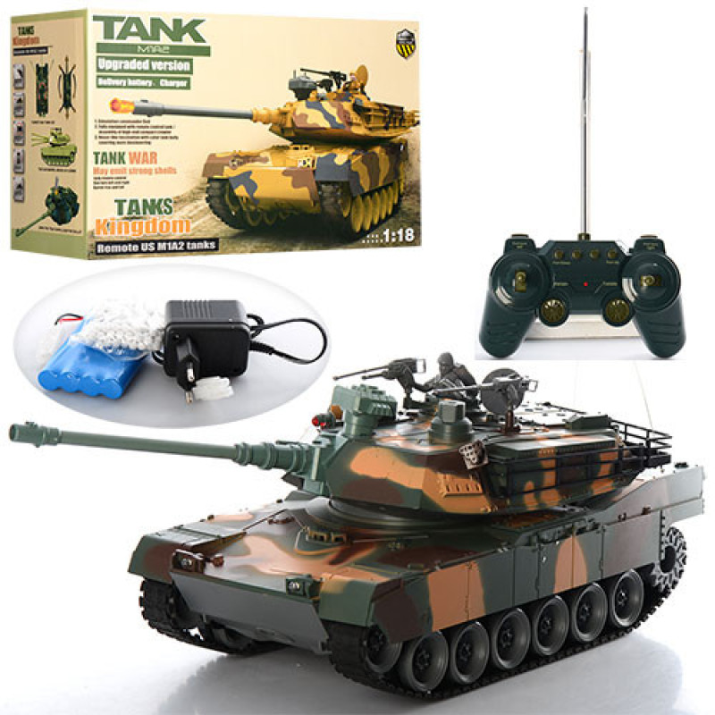 Танк на радіокеруванні M1A2 2865-1 стріляє кульками