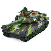 Танк на радіокеруванні М 5523 звук, світло, рухома кабіна (М 5523(Green))
