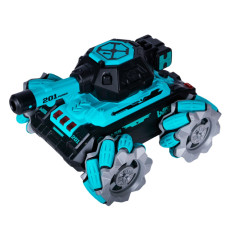 Танк на радіокеруванні KT907A(Turquoise) стріляє гелем, звук, світло (KT907A(Turquoise))