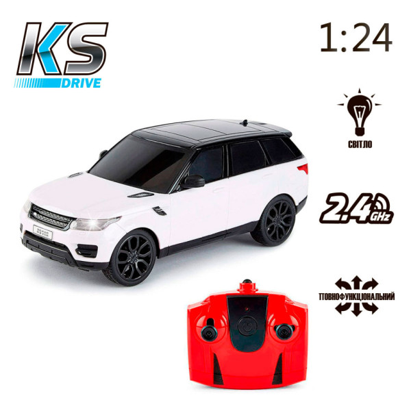 Автомобіль на радіокеруванні LAND ROVER RANGE ROVER SPORT KS DRIVE 124GRRW масштаб 1:24, 2.4Ghz (124GRRW)