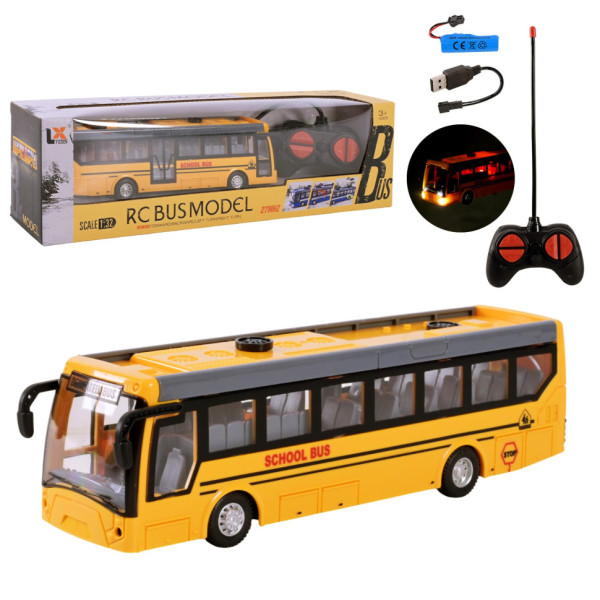Дитячий автобус на радіоуправлінні 135-1 жовтий (135-1)