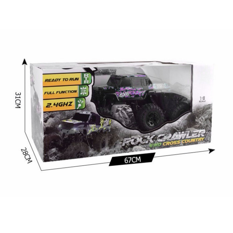 Джип на радиоуправлении Rock Crawler 26612Bp розовый