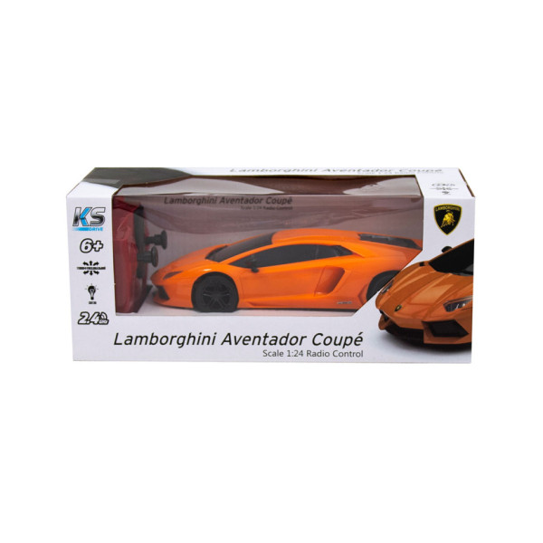 Автомобіль на радіокеруванні LAMBORGHINI AVENTADOR LP 700-4 KS DRIVE 124GLBO світяться фари (124GLBO)