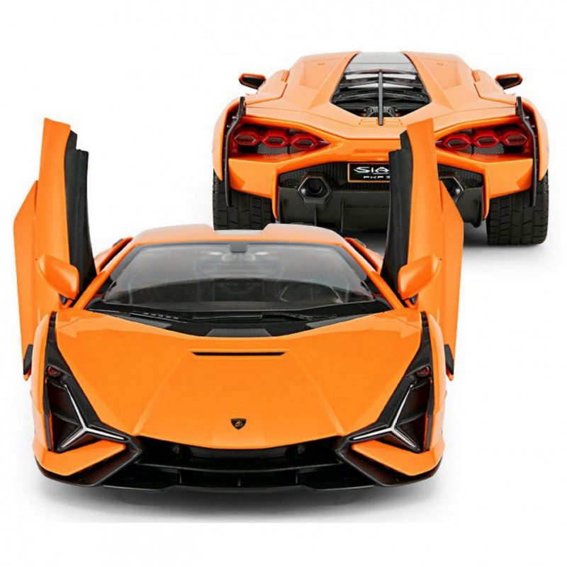 Машинка на радіоуправлінні Lamborghini Sian Rastar 97760 помаранчевий, 1:14