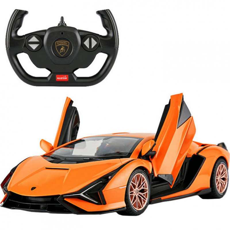 Машинка на радіоуправлінні Lamborghini Sian Rastar 97760 помаранчевий, 1:14